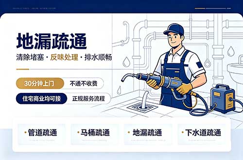丹阳地漏疏通
